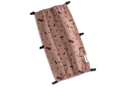 CROOZER Sonnenschutz für Kid 1 Modelle - Farbe: Red Patterned