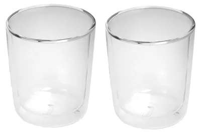 Produktbild von De’Longhi Doppelwandige Thermogläser, Transparent, Glas, Rund, 2 Stück(e), 400 ml