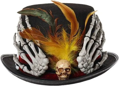 Produktbild von Steampunk Cylinderhut Gothic Uni Halloween Karneval Kostümhut Schwarz