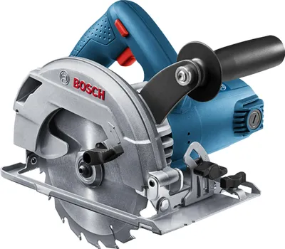 Produktbild von Bosch GKS 600, Partikelbord, Holz, Schwarz, Blau, 16,5 cm, 5200 RPM, 2 cm, 1,6 m/s²