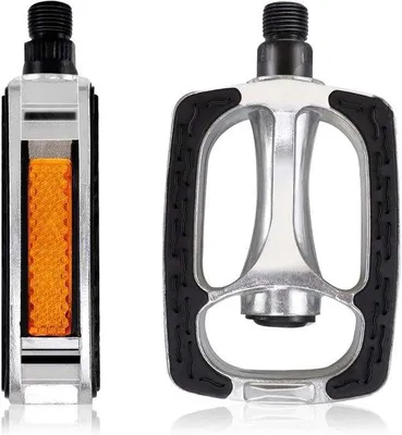 Image de Pédale de vélo en aluminium sécurisée avec clignotants, pour VTT et vélos de course