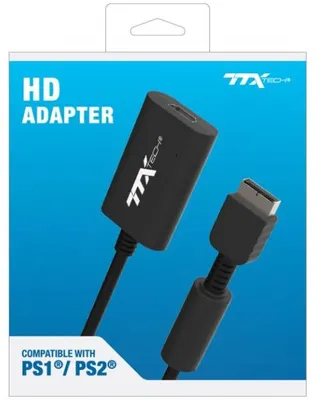 Produktbild von TTX HD-Adapter für PS1/PS2 HDMI Konverter, 4:3/16:9 Umschalter, Plug & Play, ohne Input Lag