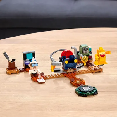 Produktbild von LEGO 71397 Super Mario Luigi’s Mansion: Labor und Schreckweg – Erweiterungsset, Spielzeug ab 6 Jahren mit Goldgeist-Figur, kreatives Spiel für Kinder