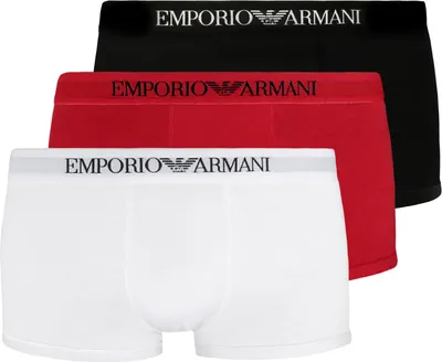 Produktbild von Emporio Armani Unterwäsche 3er Pack Trunk Unterhosen Herrenshorts