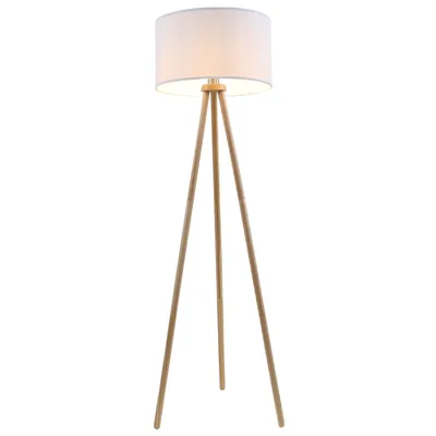 Immagine prodotto di Lampada da terra in tessuto Ø 45,5 cm 1x escl. E27 60W bianco