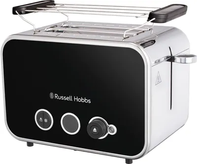 A studio shot of a Russell Hobbs toaster.