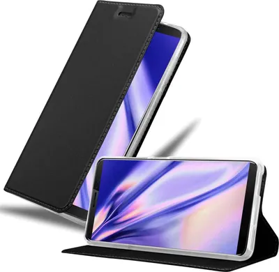 Obrázek produktu pro Cadorabo pouzdro na mobilní telefon pro Cubot J3 PRO Protective Case in Black Cover Case Booklet