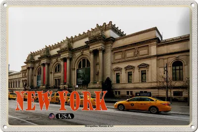 Produktbild von Blechschild Reise 30x20cm New York USA Metropolitan Museum of Art