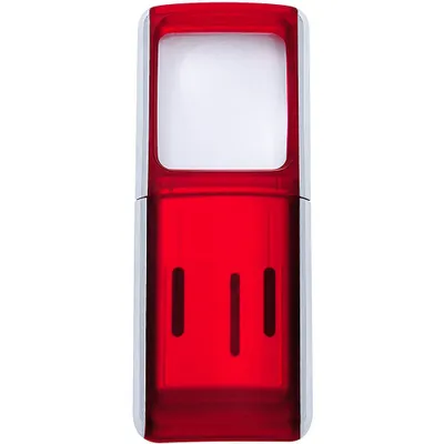 Produktbild von WEDO Lupe rot 3-fach, Ø 13,3 cm