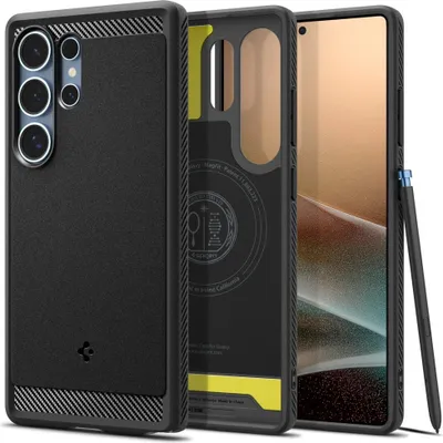 Produktbild von Spigen Rugged Armor, Cover, Samsung, Galaxy S25 Ultra, 17,5 cm (6.9"), Schwarz
