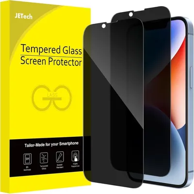 Produktbild von Displayschutzfolie für iPhone 14 Plus 6,7 Zoll, 2 Stück, Sichtschutz, Anti-Spy, Panzerglas