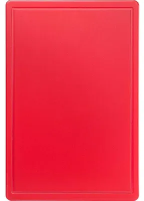 Produktbild von Schneidebrett, Haccp, Rot, 600 X 400 X 18 Mm (Bxtxh)