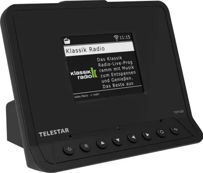 Produktbild von TELESTAR DAB+ Radio Adapter für Stereoanlagen TOP 400 Internetradio DAB+, Farbe:Schwarz