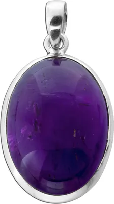 Produktbild von Amethyst Anhänger Silber 925 violetter Edelstein 25ct