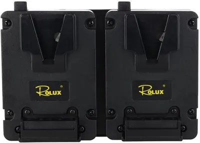 Obrázok produktu pre Držiak batérie Rolux Duo Mini V-Mount RL-AC16S