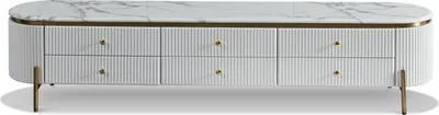 Obrázek produktu pro Komoda příborník zásuvková skříňka příborník dřevěná skříňka lowboard 200cm