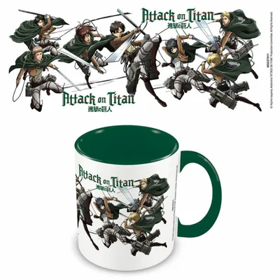 Immagine prodotto di Kubek ceramiczny z postaciami z Attack on Titan, sezon 3, 0,315 l
