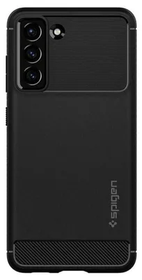 Image de Coque Spigen Rugged Armor pour Samsung Galaxy S21 FE - Noir mat