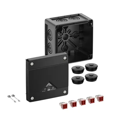 Produktbild von Spelsberg Abzweigkasten Abox Pro 040-4²/sw 40402001