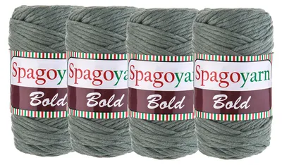 4x250g Strickgarn Bold Strickwolle blassgrün