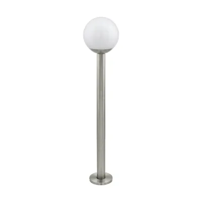 Produktbild von EGLO Nisia-Z, Edelstahl, Weiß, Garten, Terrasse, Kunststoff, Edelstahl, IP44, I, E27