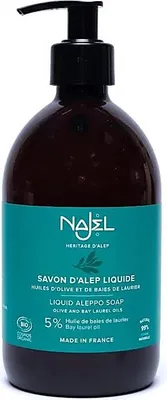 Produktbild von Najel Aleppo Flüssigseife in Spenderflasche Bio – 500 ml