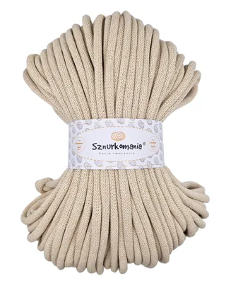 Produktbild von Baumwollkordel 9mm 50m, viele Farben, Makramee Garn, Baumwollgarn, geflochtene Baumwollkordel 9mm mit Kern, Makramee Kordel, Häkelkordel, Kordel 9mm