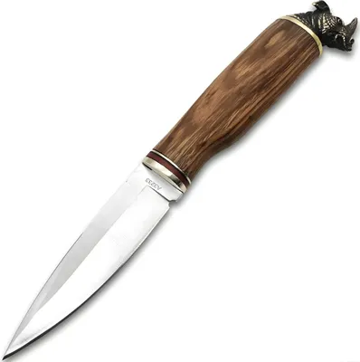 Image de Couteau de plein air A3233 - Marron, idéal pour la chasse et le camping KP39416
