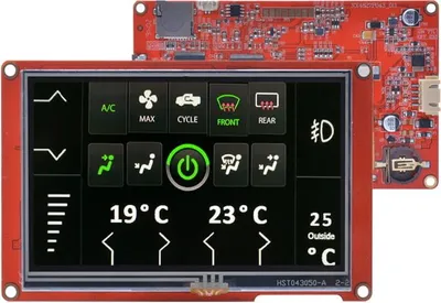 Obrázek produktu pro Inteligentní dotykové displeje Nextion NX4827P043-011R, 4,3 Zoll, 480 x 272