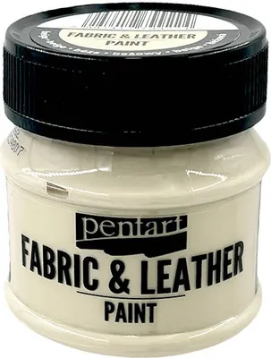 Produktbild von PENTART - Farbe für Textil und Leder - beige 50 ml