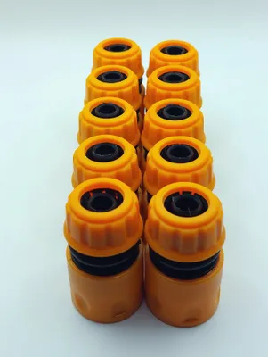 Produktbild von Schlauchverbinder Schnellkupplung Schlauchstück Gartenschlauch Kupplung 1/2" - 10 Stück