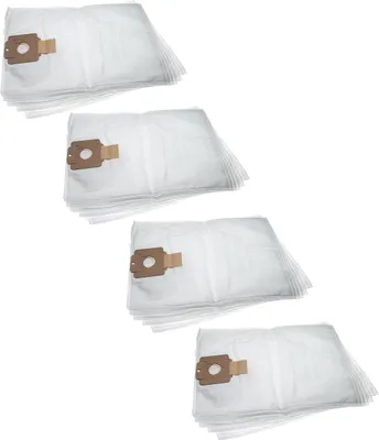 Produktbild von vhbw 20x Staubbeutel kompatibel mit Nilfisk WD225, WD215, WD135, WD200, WD120 Staubsauger - 29cm x 21cm Weiß