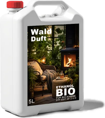 Obrázok produktu pre 5 litrov bioetanolu WALDEGRUCH Premium 100% na lieh do krbu 5L