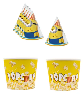 Produktbild von 8-tlg. Minions Rise of Gru Partyset für Kindergeburtstag