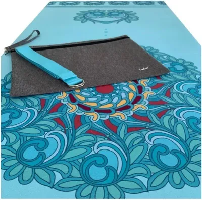Produktbild von Yogamatte blau/türkis ideal für Sport/ Fitness