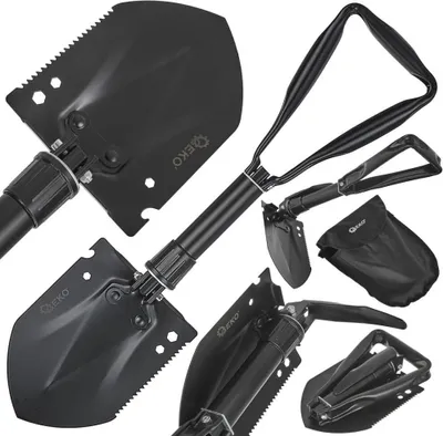 Obrázek produktu pro GEKO Lopatka skládací taktická, 5v1, Black Survival Series - G01902