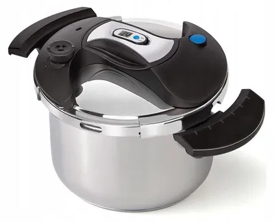 Produktbild von Schnellkochtopf Smile 7 l schwarz aus Edelstahl mit Timer