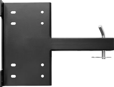 Zdjęcie produktu dla SucceBuy Uniwersalny hak holowniczy, 6803 kg, płyta montażowa do wyciągarek linowych z odbiornikiem 50,8 mm, mocowanie 2-otworowe, stal malowana proszkowo, odpowiedni do rowerów, UTV i ciężarówek, czarny