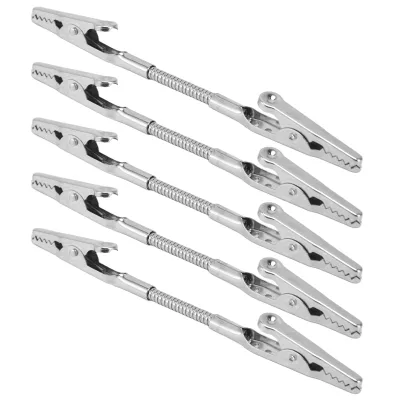 Image de 5 pièces double tête Memo Clip Flexible Robuste Durable Métal Large Application Forte Clip Support photo
