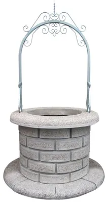 Obrázek produktu pro Casa Padrino Secesní zahradní fontána šedá / stříbrná Ø 130 x v. 220 cm
