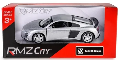 Zdjęcie produktu dla RMZ City Audi R8 2019 srebrny w skali 1:36