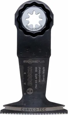Produktbild von Bosch BIM Tauchsägeblatt AII 65 APB Wood and Metal, Tauchschnittklinge, Metall, Holz, Bimetallisch, Faden, 4 cm, 65 mm