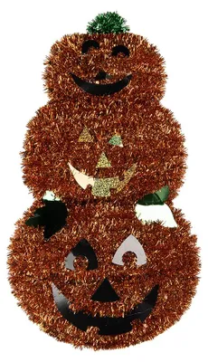 Produktbild von Clayre & Eef Weihnachtsdekoration Kürbis 30x6x54 cm Orange Kunststoff