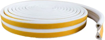 Immagine prodotto di 1 rotolo di strisce sigillanti autoadesive 2 x 3 m con profilo a P in bianco