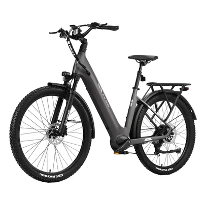 Produktbild von TTGO Z3 E-Bike 27.5 Zoll, 70Nm, 120km, für Damen Herren 7Gang SHIMANO,City E-Bikes E-Hollandräde , 720 Wh, 5 Stufen, LCD Elektrofahrrad, Pedelec Grau