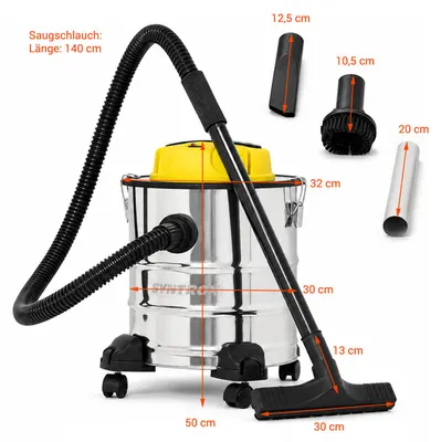 Immagine prodotto di Syntrox Germania 2 in 1 Aschesauger AC-1500W
