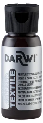 Produktbild von Darwi DA0100050805C Stofffarbe Dark Brown 50 ml 1 stk