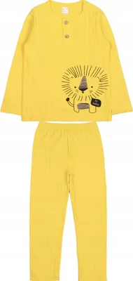 Produktbild von Kinder-Trainingsset für Jungen - Größe 98 - Gelb - Baumwolle - Bequem und atmungsaktiv