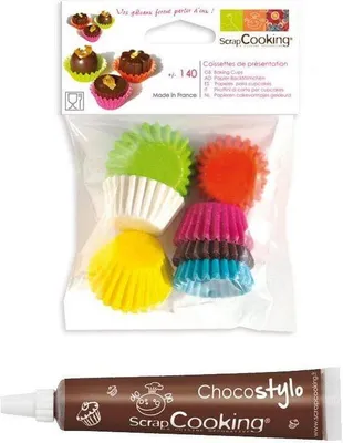 Image de Moules en papier + stylo à chocolat