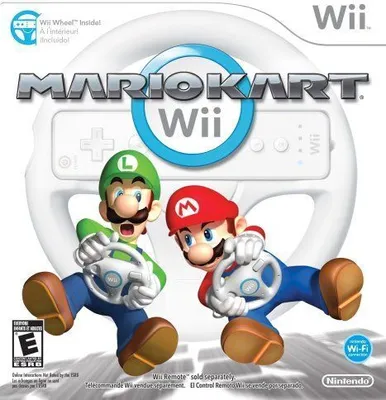 Produktbild von Mario Kart + Wii Wheel [UK]
